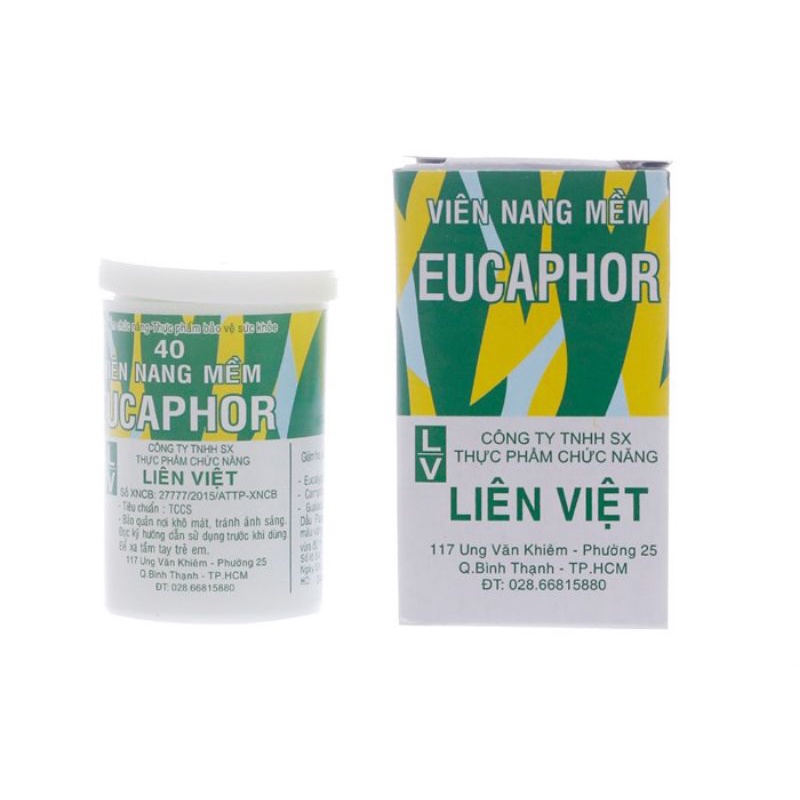 EUCAPHOR - Viên uống giảm ho - lọ 40 viên