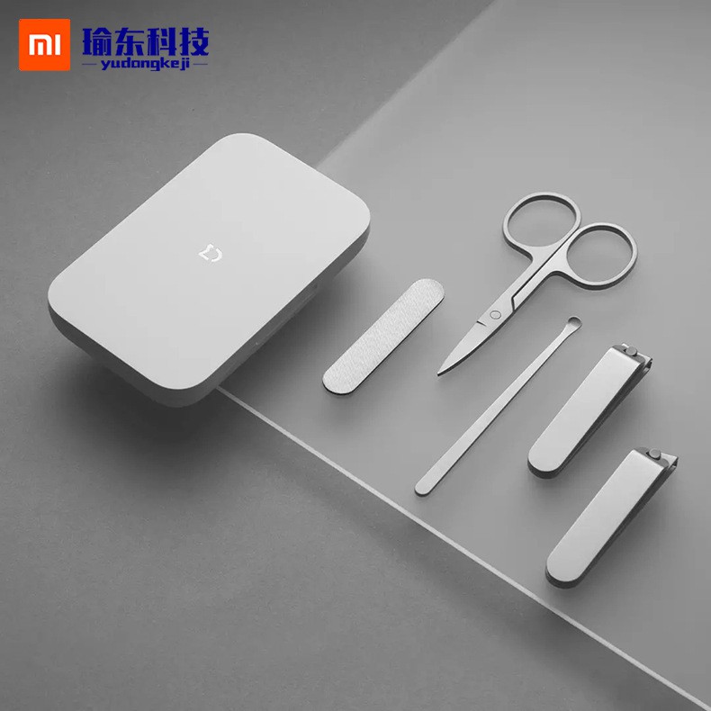 Bộ bấm móng tay Xiaomi Mijia 5 món théo 304 chống rỉ sét - Bộ mắt móng tay thép mijia