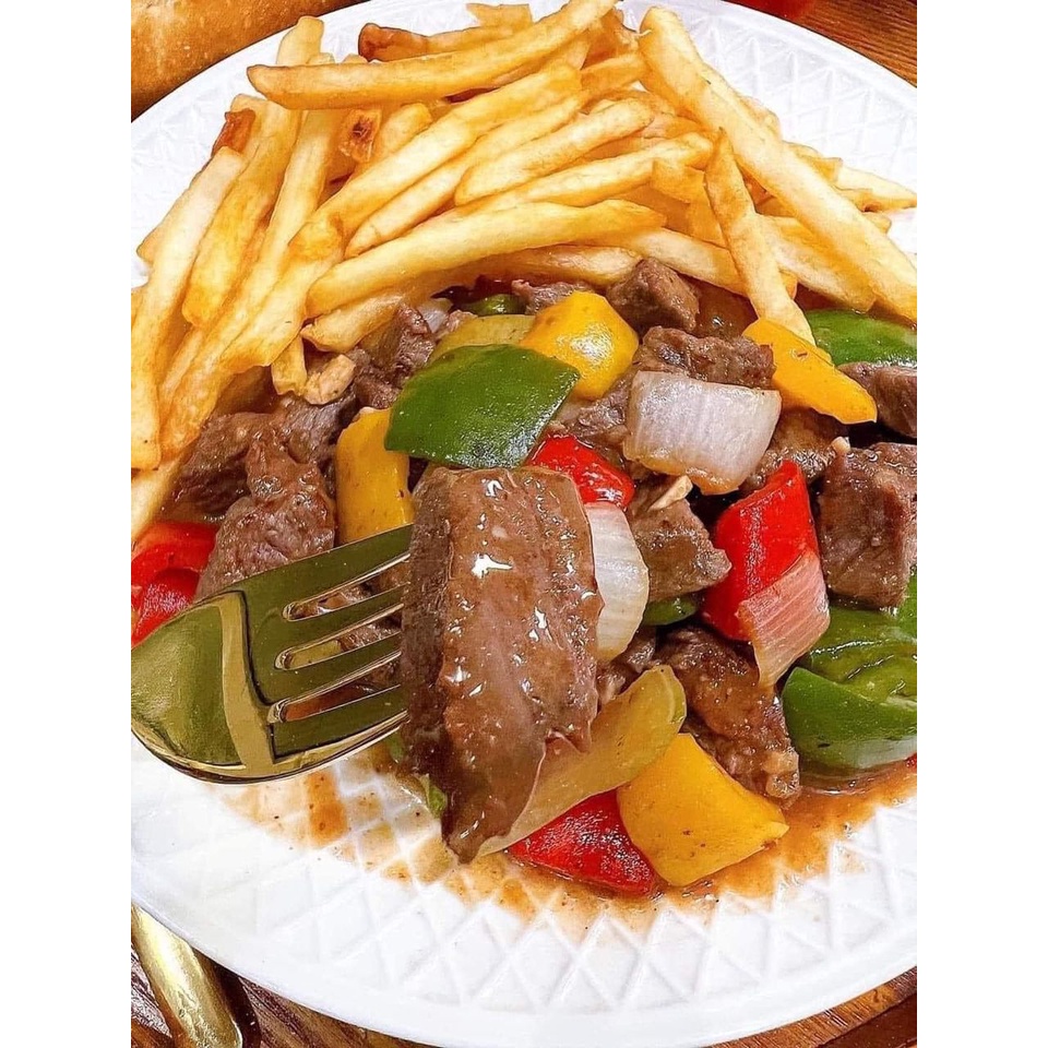 Set bò lúc lắc  cho 2 người ăn vỉ 500gr