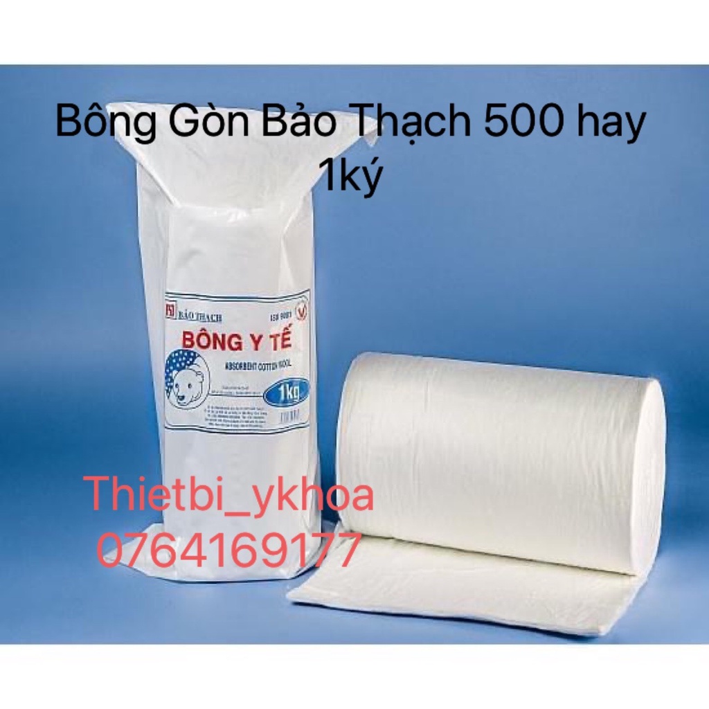 Bông Gòn Y Tế Bảo Thạch 500g/ 1kg ( Thấm hút nước ) - Bông Gòn Bảo Thạch - Bông Gòn