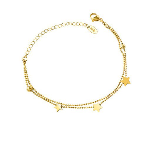 Lắc Tay Bi Nhỏ Ngôi Sao Titan Ko Đen TT 3158