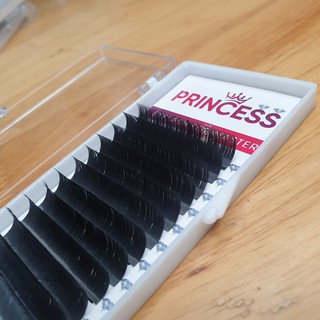 Mi khay lụa PRINCESS 0.10 độ cong C, D - Chất mi đẹp, mềm, dễ bắt keo.