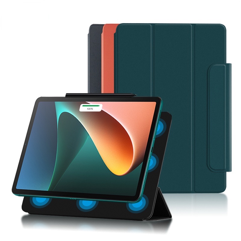 Bao da máy tính bảng siêu mỏng nắp lật từ tính có ngăn đựng bút cho Xiaomi Mi Pad 5 / Mipad 5 Pro 11 inch 2021