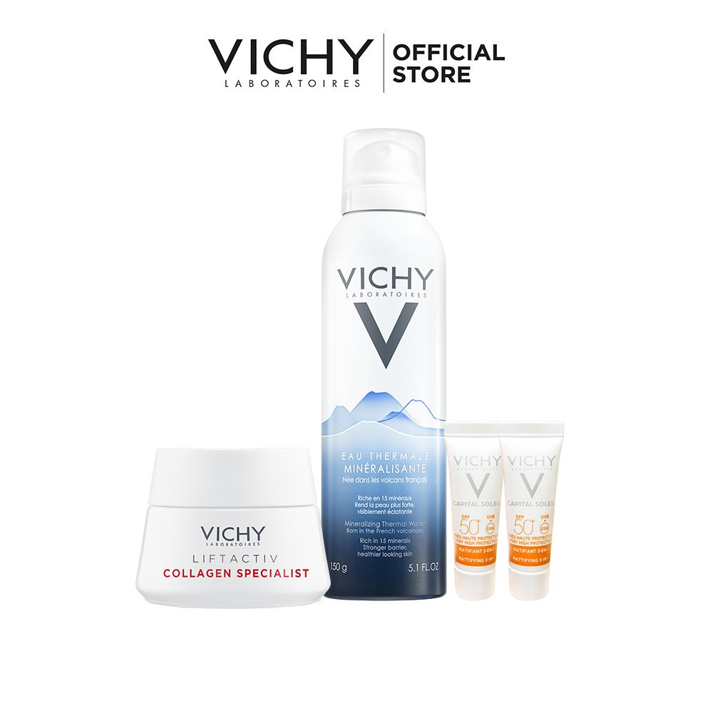 Bộ trải nghiệm dưỡng da ngăn ngừa lão hoá Vichy Anti Age Trial Set