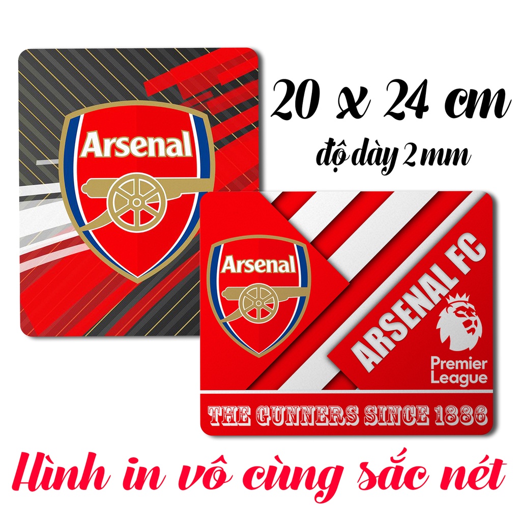 Lót Chuột Arsenal Nhiều Mẫu Cực Đẹp, Bàn Di Chuột Arsenal Có In Theo Yêu Cầu