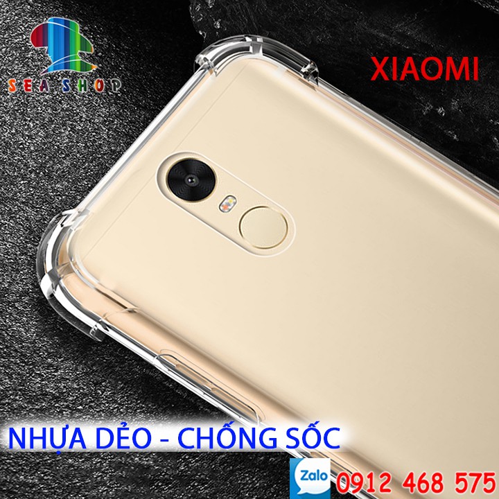 Ốp lưng Xiaomi Redmi Note 7 Pro, K30, Note 9S, Note 9 Pro, Mi 9C, 9A, K40Pro, 10T Pro - Nhựa dẻo - CHỐNG SỐC