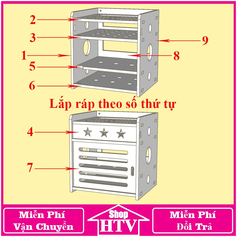 Hộp đựng wifi, đặt modem, ổ cắm điện, tạo không gian gọn gàng và an toàn - a24