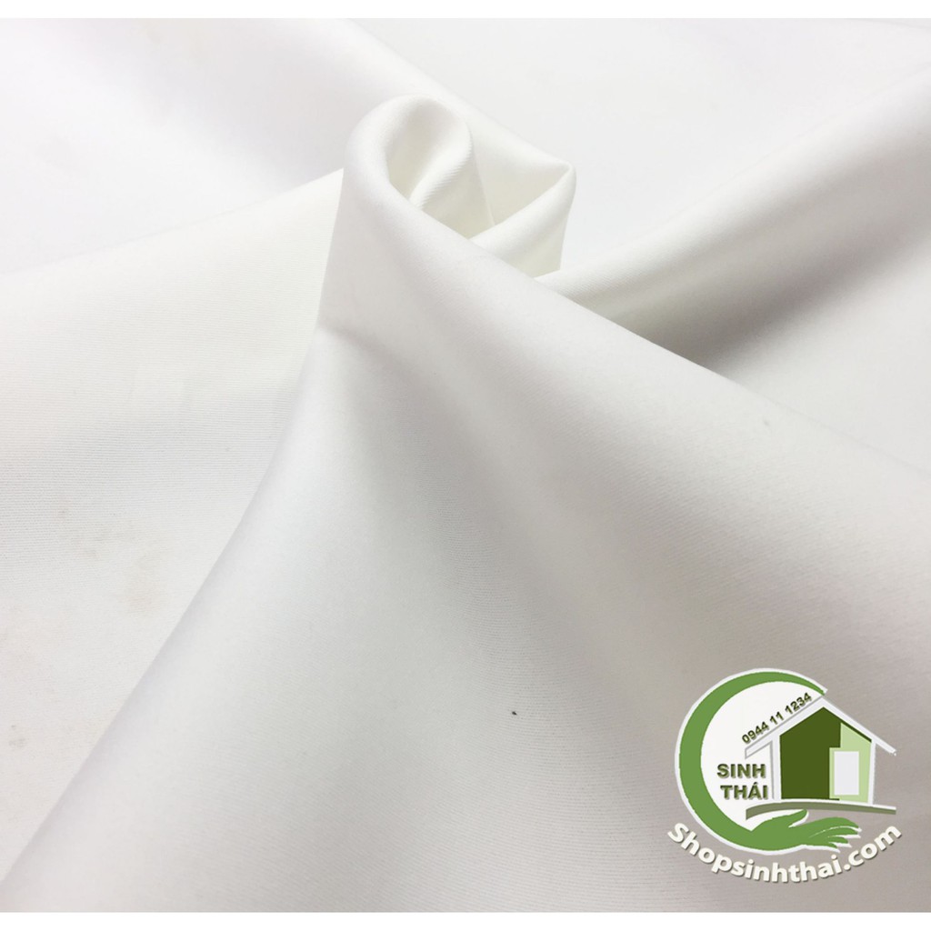Phông nền chụp hình ảnh sản phẩm - background bằng vải poly dày màu trắng không nhăn [ 1 mét x khổ 90cm]