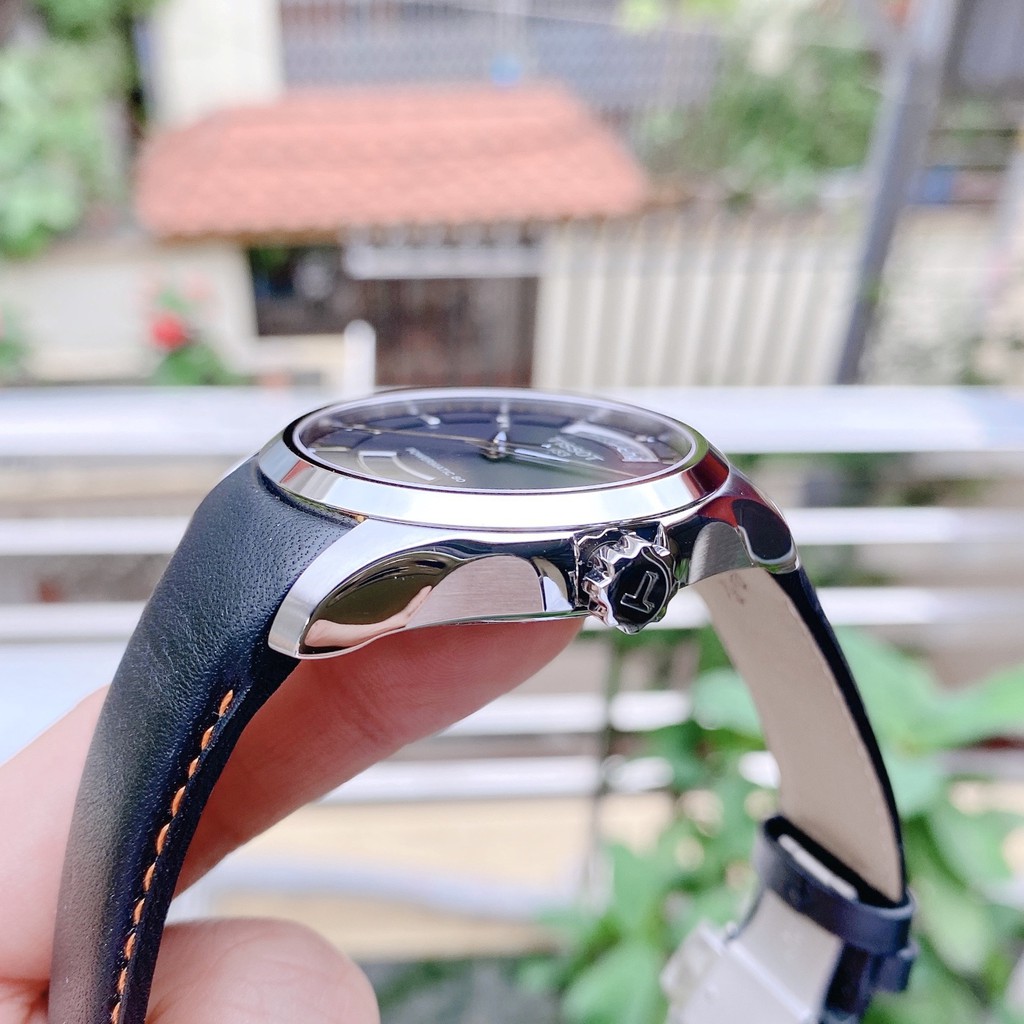 Đồng hồ nam chính hãng Tissot Couturier DayDate Black - T035.407.16.051.03 - máy cơ tự động - Kính Sapphire