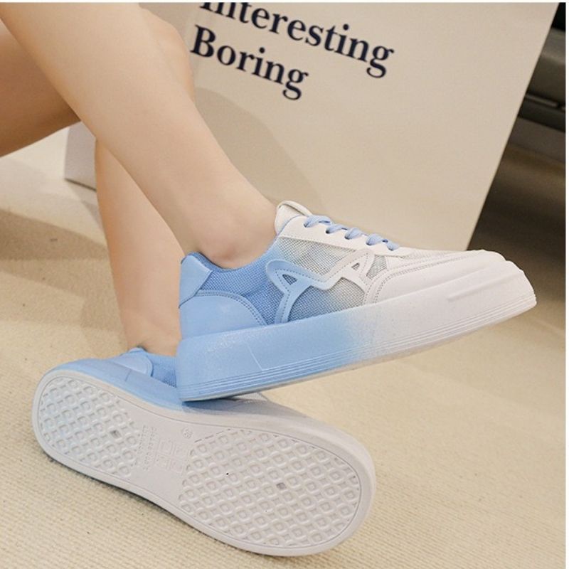 Giày Thể Thao Nữ GN52 Phiên Bản Hàn Quốc Màu gradient Siêu Hot Hàng QC Cao Cấp Thoáng Khí, Đế Siêu Nhẹ Chống Trơn Trượt