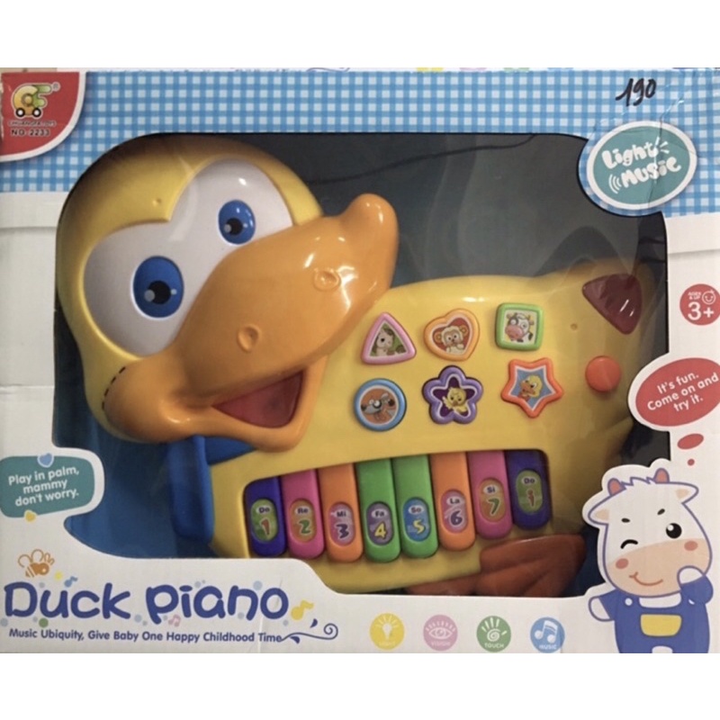 Đồ chơi đàn Piano hình động vật đáng yêu kết hợp đèn, nhạc cho bé - TiNa’s House