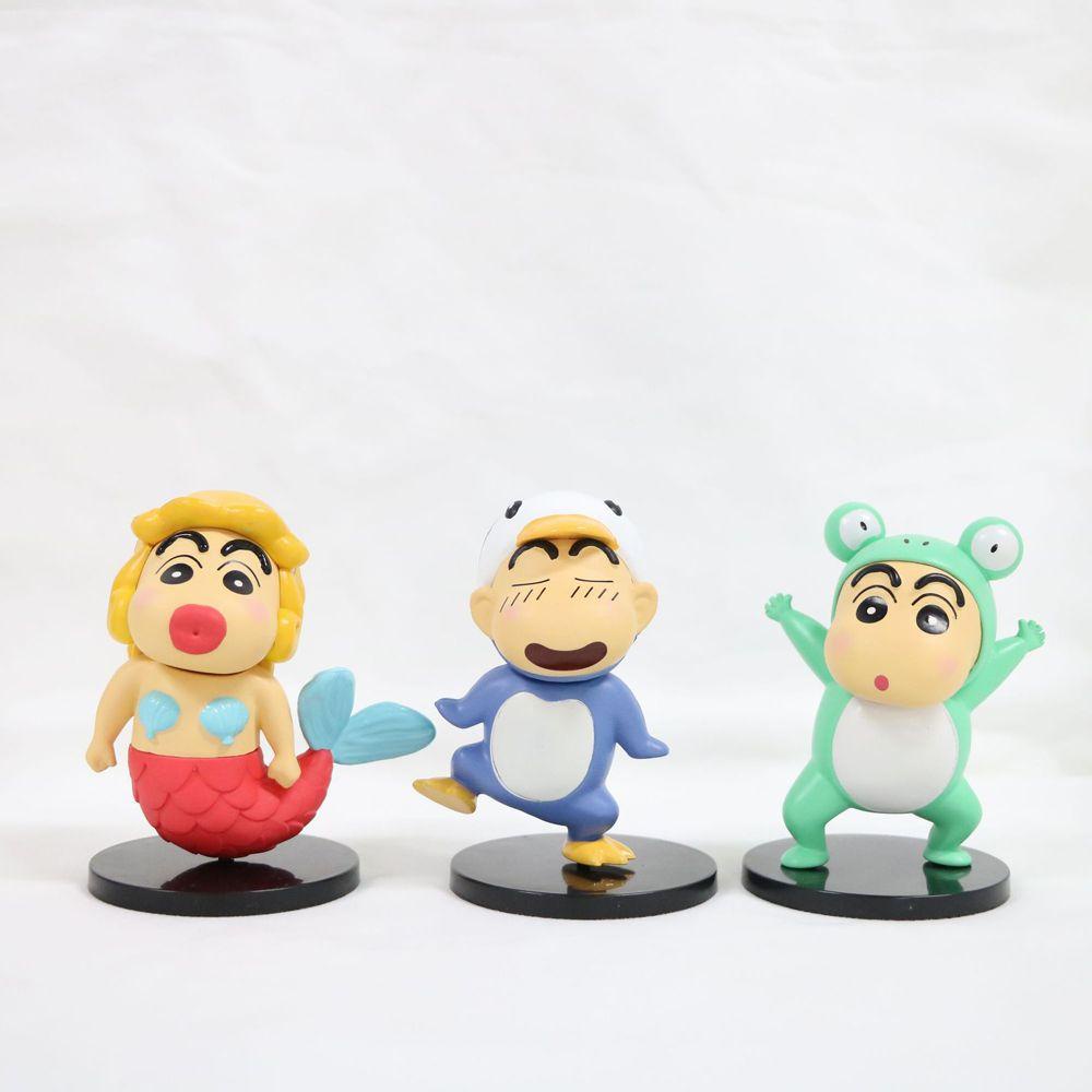 CLEOES Mô Hình Đồ Chơi Cậu Bé Bút Chì Shin-chan Trang Trí Bàn Làm Việc