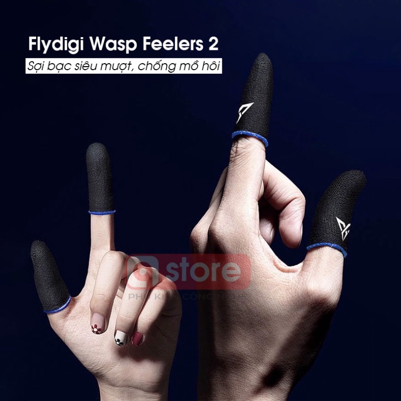 [FreeShip EXTRA]  Flydigi Wasp Feelers 2 | Găng tay chơi game Freefire, PUBG, Liên Quân, Tốc Chiến, siêu mượt, chống mồ