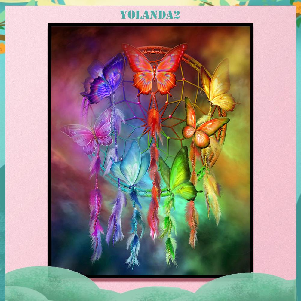 Tranh Thêu Chữ Thập Toàn Bộ 11CT Hình Hoa Chuông Gió