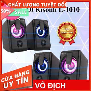 [GIÁ CỰC RẺ] Loa 2.0 Kisonli L-1010 LED RGB