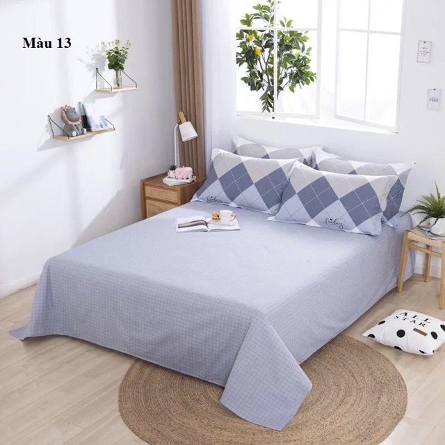 Vỏ gối cotton cao cấp hàng nhập 48*74cm (2 cái)