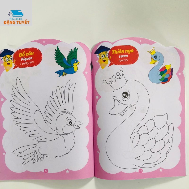 Sách Bé Tô Màu 8 Chủ Đề Khác Nhau