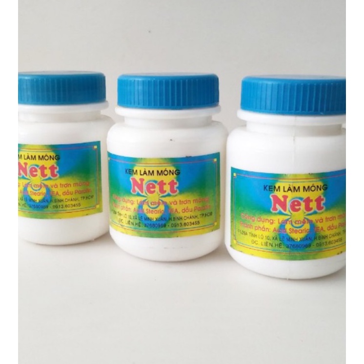 Kem Làm Móng ( Nett - Lafuco) Kem Mềm Da Nail