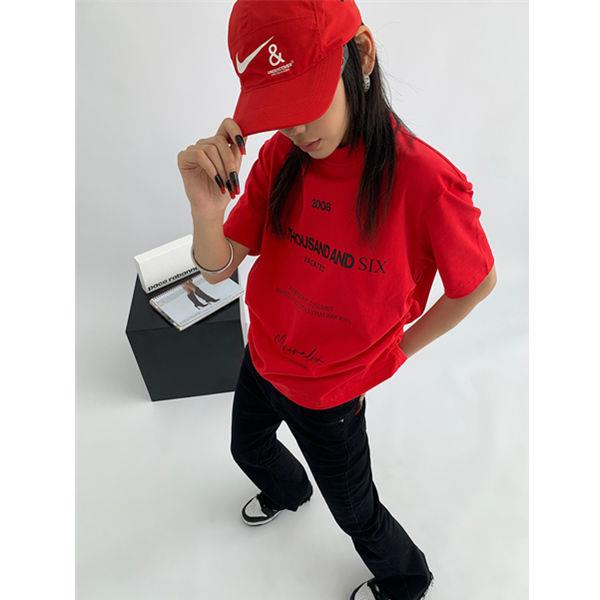 Áo Thun Cotton Tay Ngắn Dáng Rộng Phối Dây Rút Phong Cách Âu Mỹ Thời Trang Cho Nữ