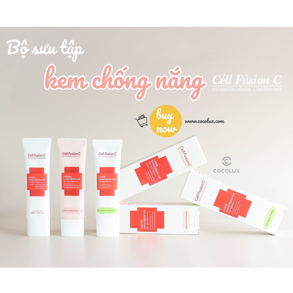 Kem chống nắng Cell Fushion Sunscreen 100 SPF PA50+++[Coco Shop]