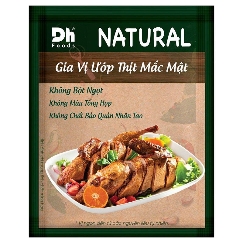 Gia Vị Ướp Thịt Nướng, Mắc Mật, Chấm Chéo Natural Dh Foods 10G