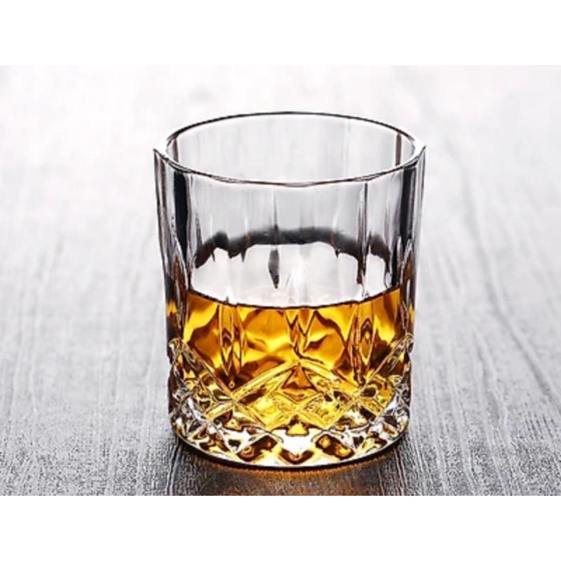 Bộ 6ly thủy tinh cao cấp hoa văn Jim Beam Whiskey Glass 300ml hàng nhập thiết kế sang trọng