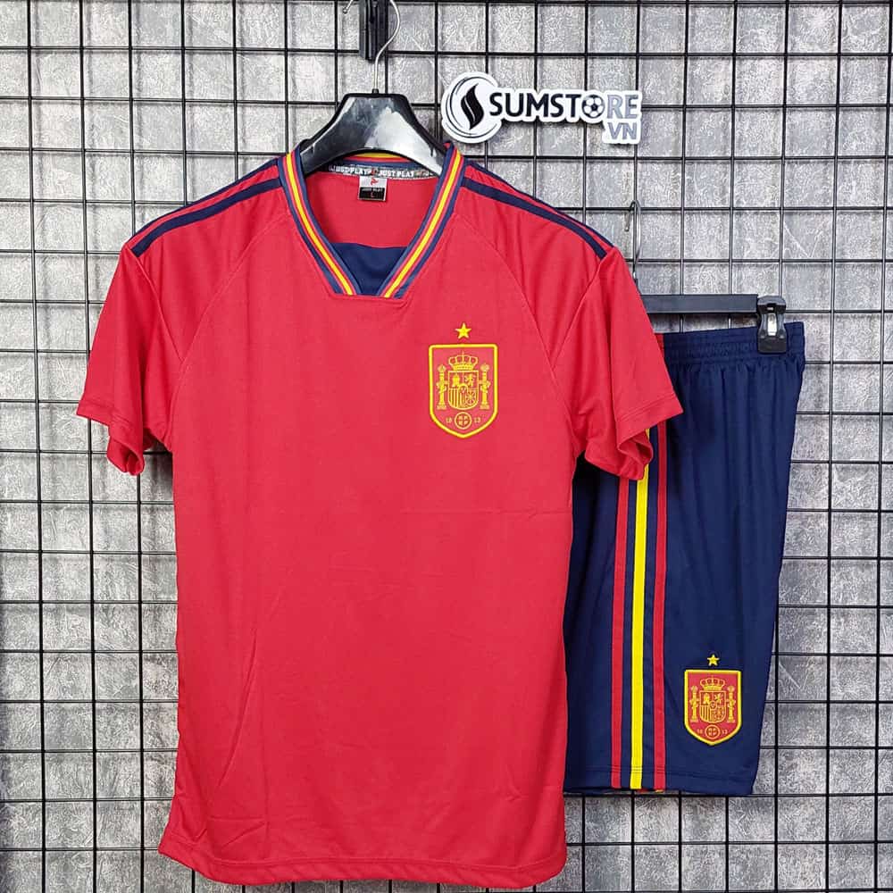 Quần Áo Bóng Đá Tuyển Tây Ban Nha Đỏ Đẹp 2022 2023 - Áo Bóng Đá Thể Thao Nam Nữ Cao Cấp Mới