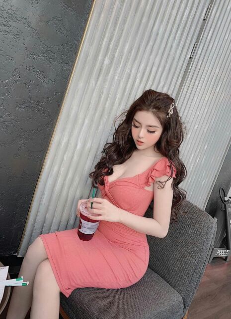 VÁY BODY XOẮN NGỰC CÁNH TIÊN_VÁY BODY CÁNH TIÊN SIÊU TÔN DÁNG_CHẤT THUN GÂN | BigBuy360 - bigbuy360.vn