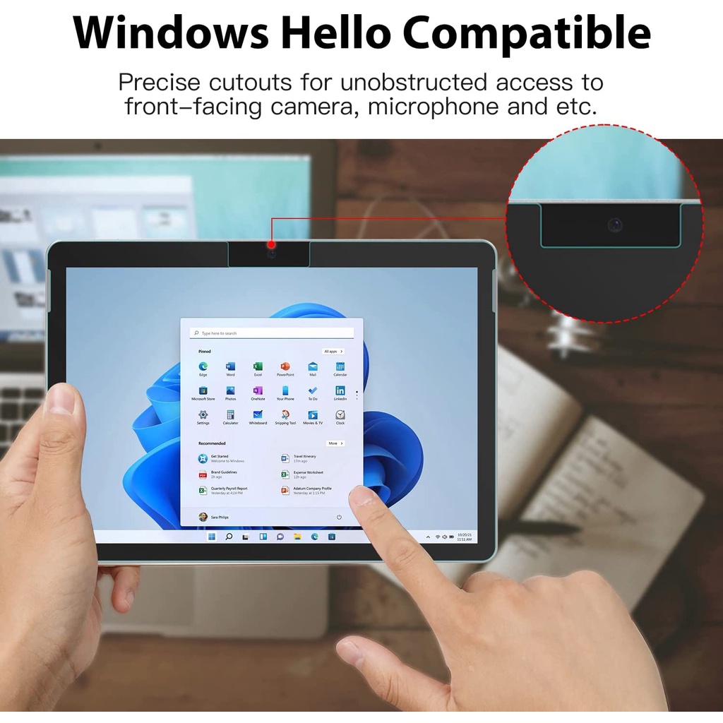 Miếng Dán Bảo Vệ Màn Hình Cao Cấp Cho Microsoft Surface Go 3 (2021)/ Surface Go 2 202