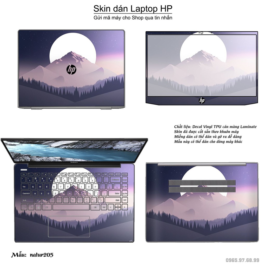 Skin dán Laptop HP in hình thiên nhiên _nhiều mẫu 8 (inbox mã máy cho Shop)