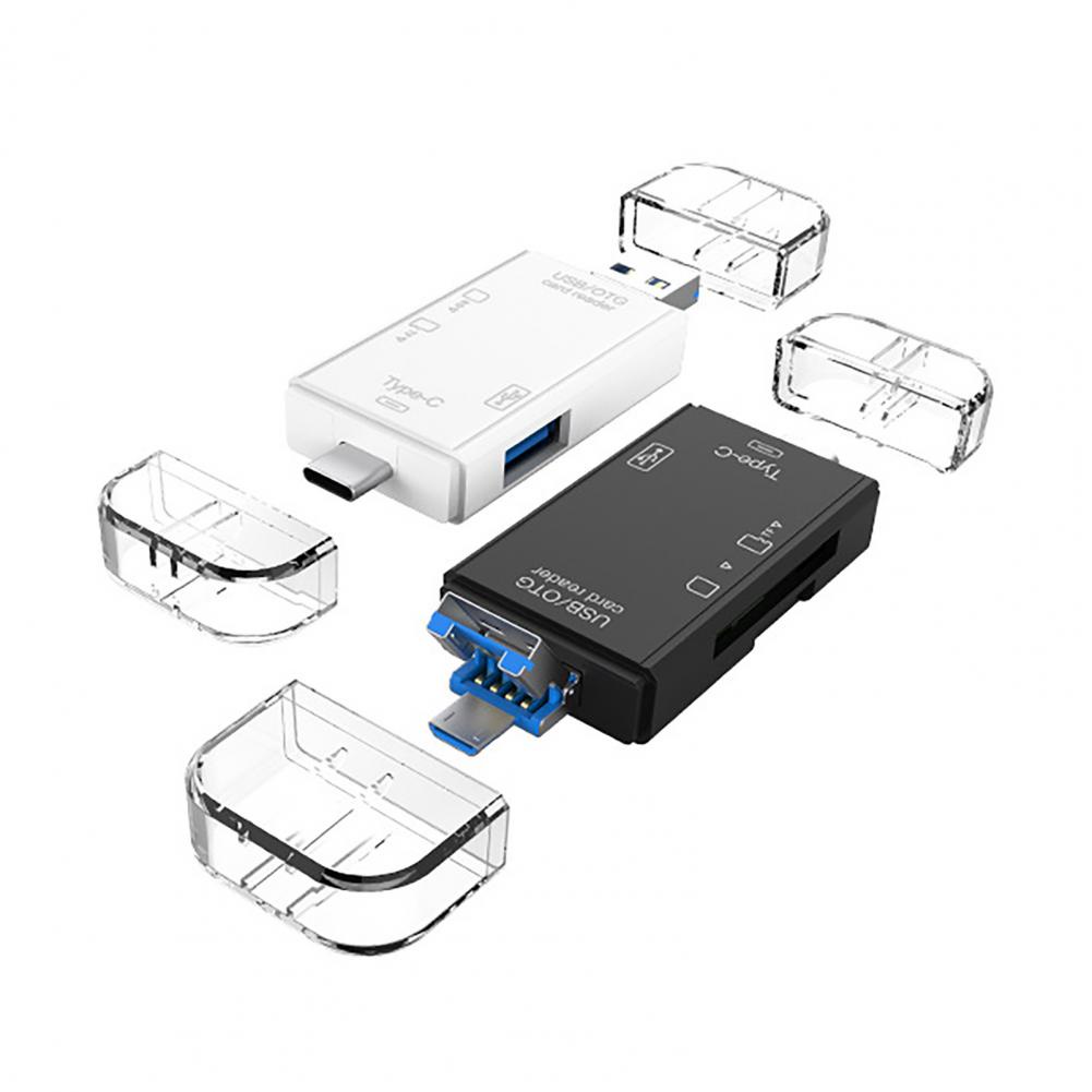 Đầu Đọc Thẻ Nhớ SD USB 2.0 TF / Mirco SD 6 Trong 1