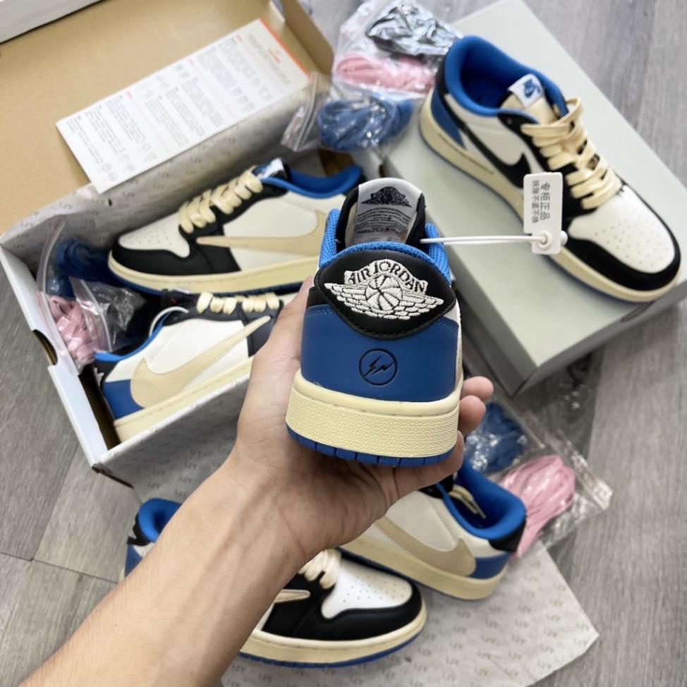 Giày Thể Thao Nam Nữ Jordan 1 Low Fragment x Travis Scott