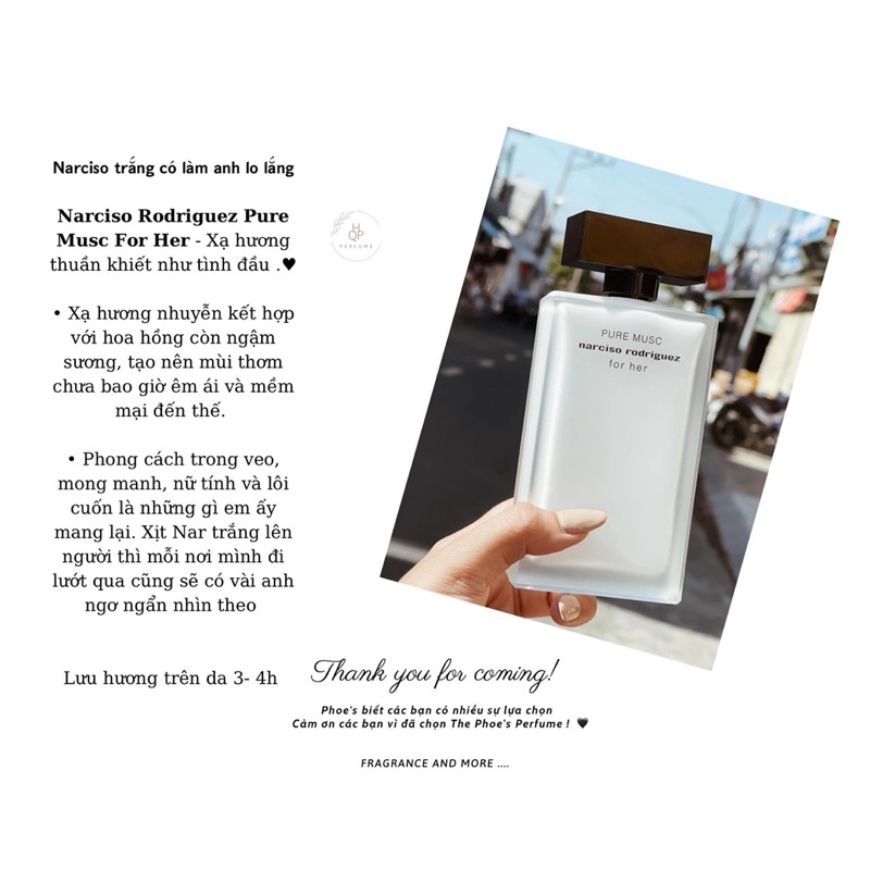 Nước hoa 𝐍𝐚𝐫.𝐜𝐢𝐬𝐨 𝐏𝐮𝐫𝐞 𝐌𝐮𝐬𝐜