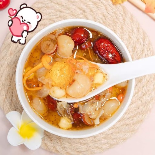 Chè Dưỡng Nhan Tuyết Yến Nhựa Đào 14 Vị - Set Nguyên Liệu Nấu Chè Dưỡng Nhan 12 Vị - Đồ Ăn Vặt RUVASK