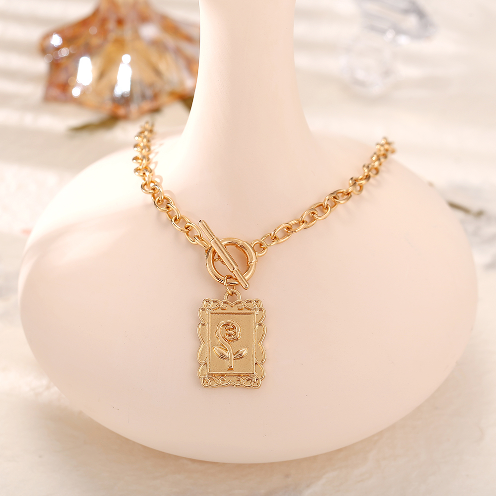 vòng cổ Mạ Vàng Phong Cách Retro Hàn Quốc