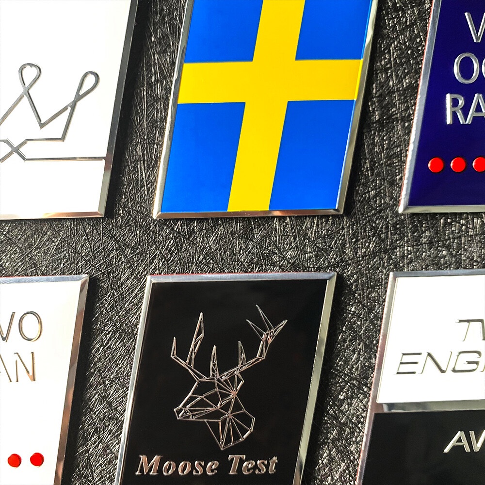 Logo Dán Trang Trí Thân Xe Hơi Bằng Hợp Kim Nhôm Cho Volvo Polaris Mileage RD XC60 XC90 S90 XC40