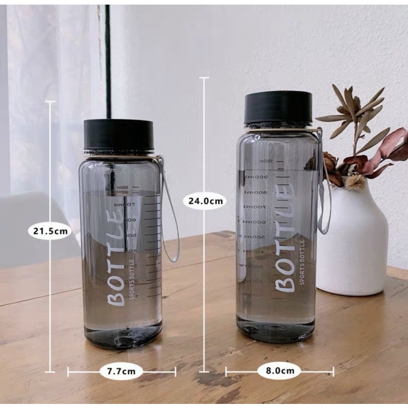 Bình uống nước,Bình nước tập gym thể thao BOTTLE 800ml-1000ml