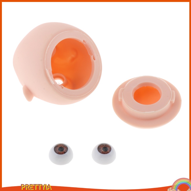 Mặt đầu BJD 1 / 3 Mắt 3D, Linh kiện cơ thể thay thế búp bê, Mắt trang điểm