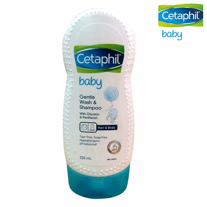 Sữa Tắm/Gội toàn thân 2 trong 1 Cetaphil Baby Gentle Wash 230ml