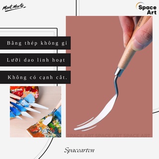 Bay Bộ Cán Gỗ Mont Marte MAPK0002 Thép Không Gỉ (Bộ 5 Cái)