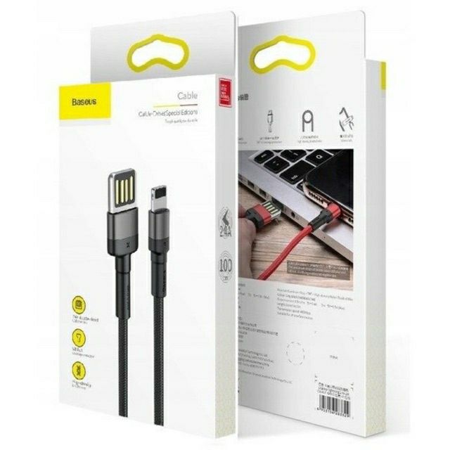 Dây,Cáp Sạc Nhanh Baseus Cafule Dài iphone -BH 6 THÁNG