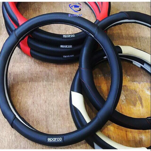 Bọc vô lăng sparco carbon - size 38 phù hợp mọi dòng xe - bọc vô lăng spaco carbon dáng thể thao