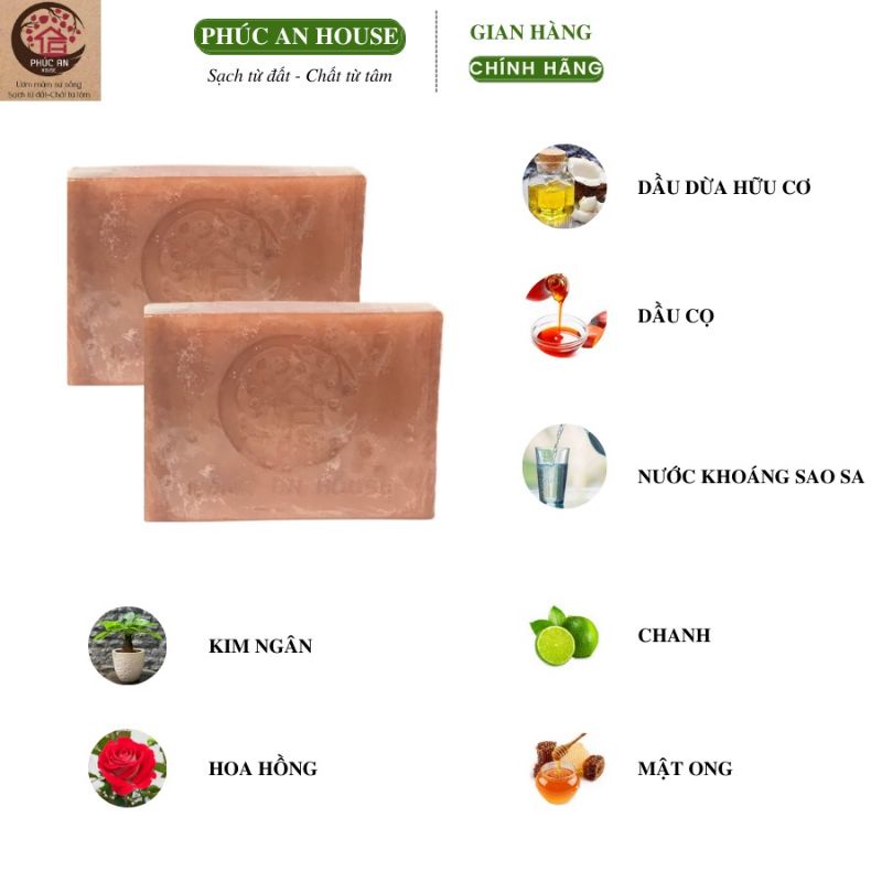 Xà bông hoa hồng Phúc An House