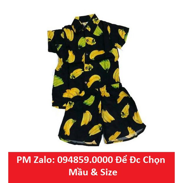 Bộ lanh Trái cây bé trai