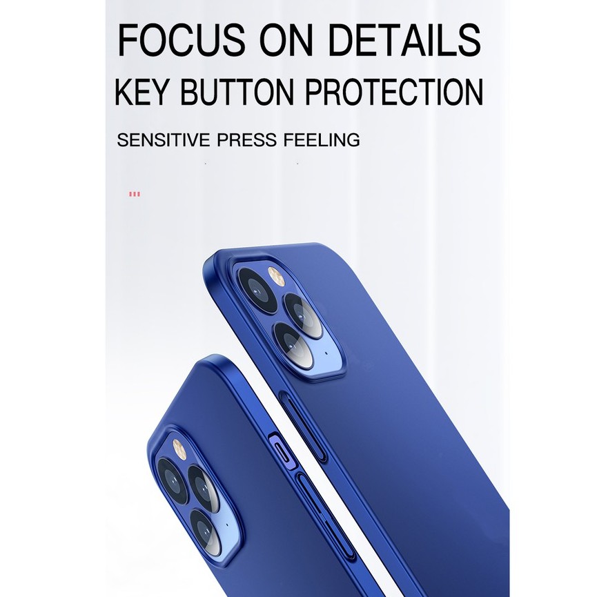 Ốp điện thoại PC cứng chống sốc siêu mỏng cho iPhone 13 12 11 Pro Max XS XR X 7 8 Plu