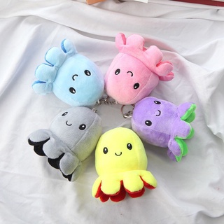 [Size S] Bạch tuộc nhồi bông cảm xúc dễ thương giá rẻ, bạch tuộc có móc khóa 10cm (Giao màu ngẫu nhiên)