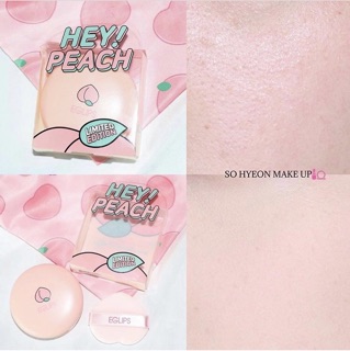 Phấn phủ nén kiềm dầu Eglips Blur Power Pact Peach Edition