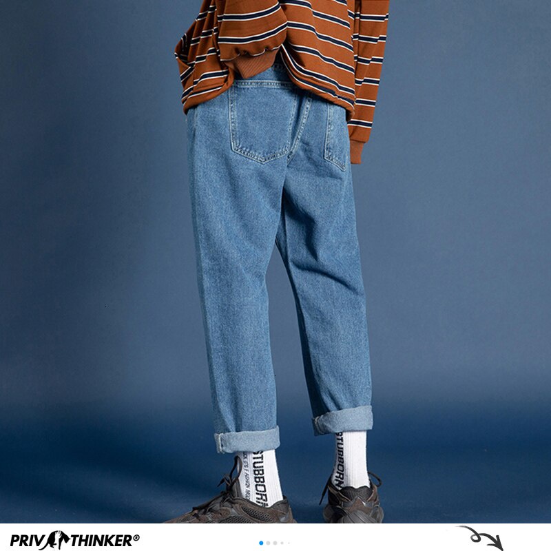 Quần jean bò baggy nam nữ ống suông rộng Unisex hàng Quảng Châu phong cách Hàn Quốc sành điệu style năm 2021 | BigBuy360 - bigbuy360.vn