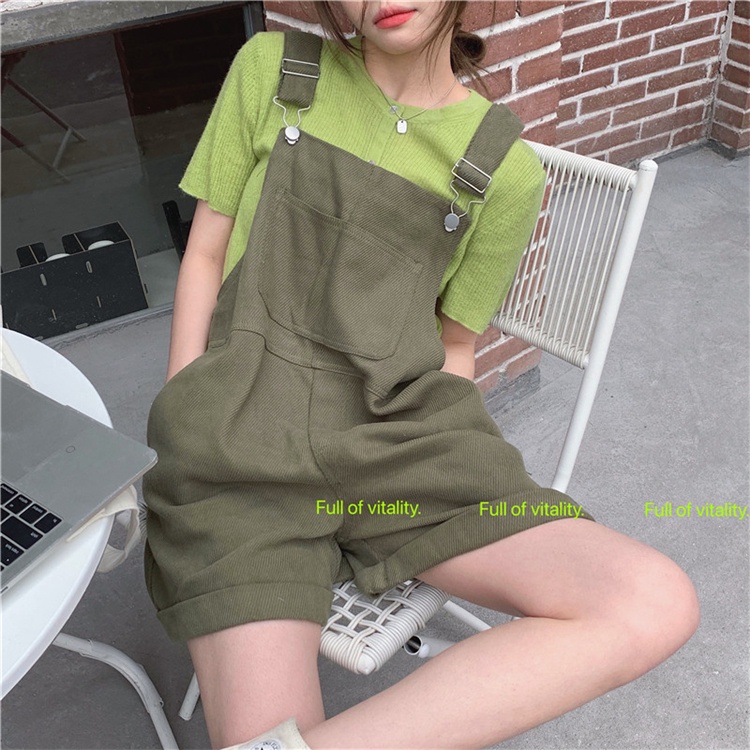 Jumpsuit Không Tay Dáng Rộng Thời Trang Mùa Hè Cá Tính 49506