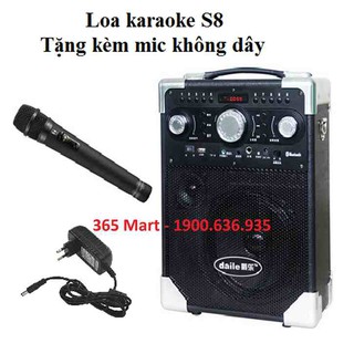 Loa kéo karaoke di động daile s8 - Bluetooth
